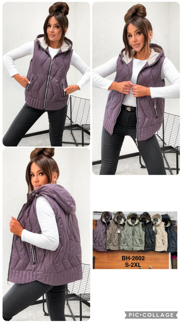 Kamizelki damkie Roz S-2XL, 1 Kolor Paczka 5 szt